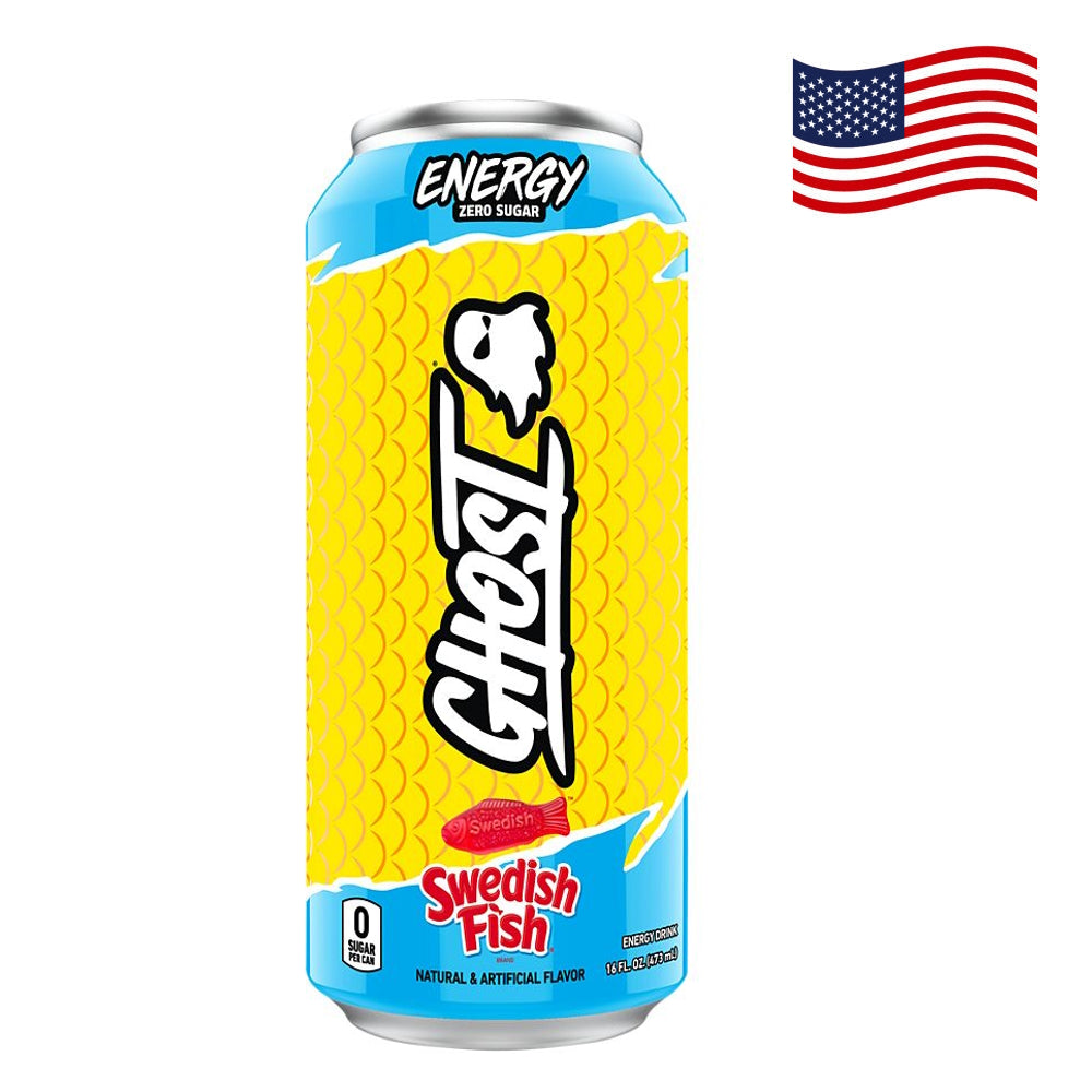 ! POMEMBNO ! ODPOKLIC IZDELKA Ghost Energy Swedish Fish, 473 ml