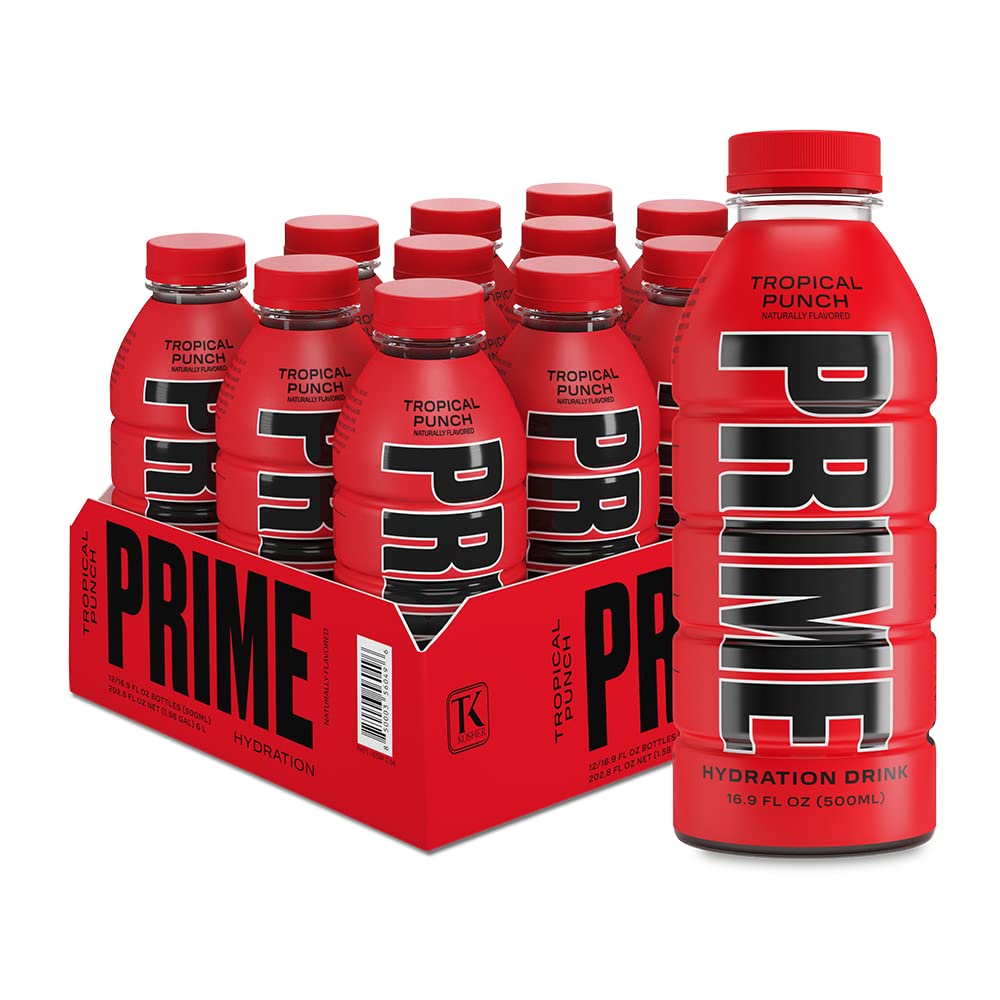 PRIME Hydration Tropical Punch, 12x500ml
