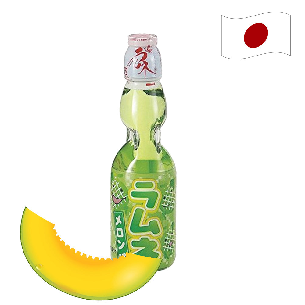Hata Kosen Ramune Melon Japanese Soda - 30 x 200ml